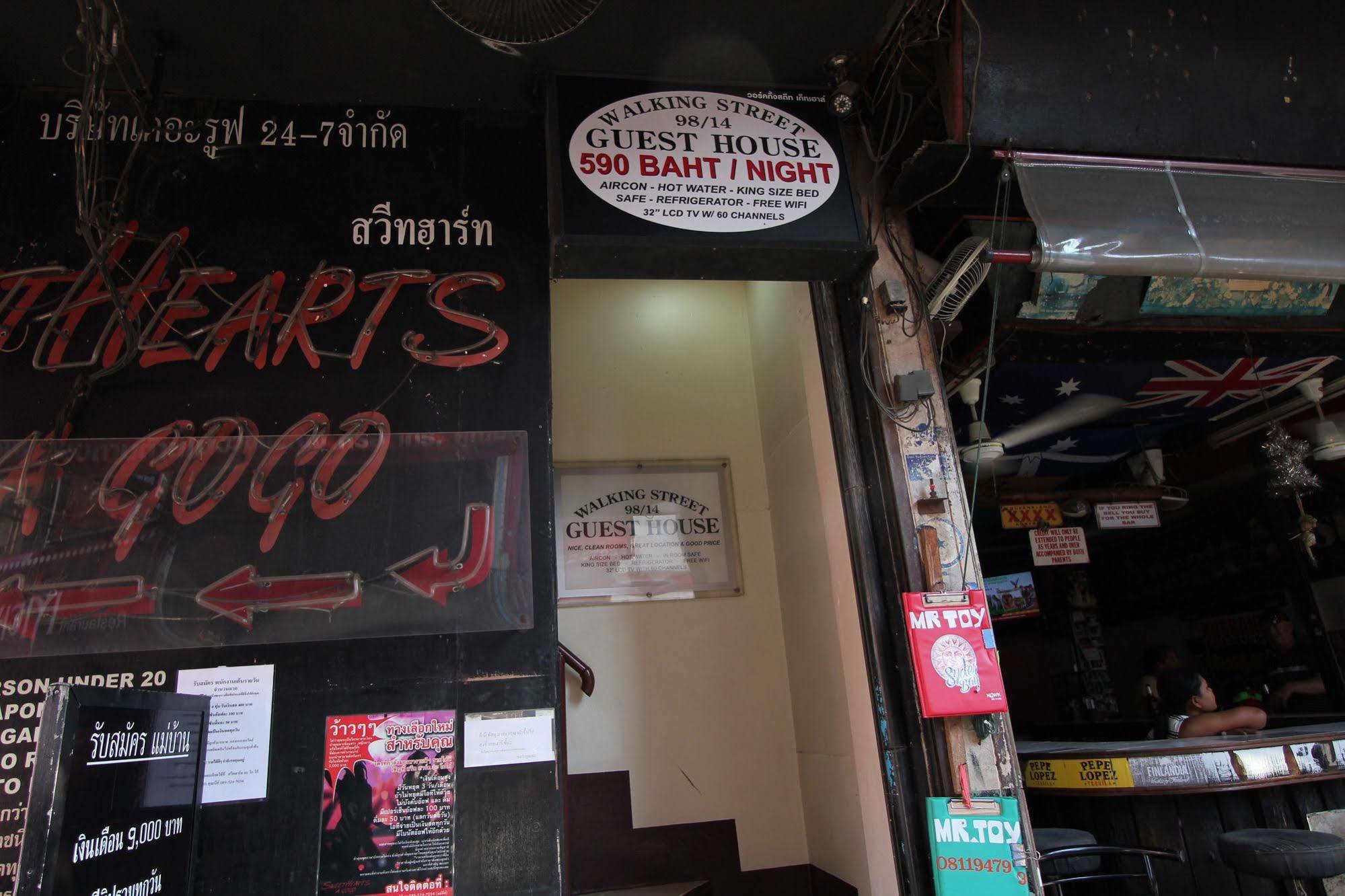 Walking Street Guest House Pattaya Exteriér fotografie